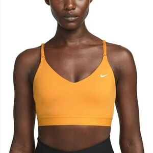 Nike Indy Women's Orange Sports Bra